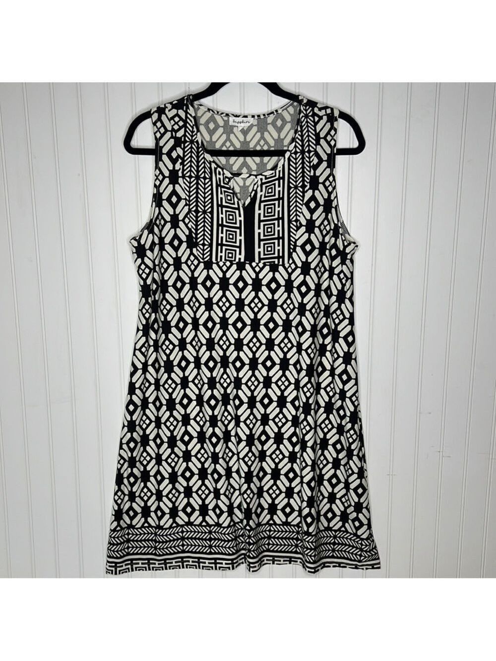 Sapphire Sleeveless Sheath Dress Size Large